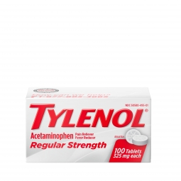 Tylenol Regular Strength 100 Tablets 325mg